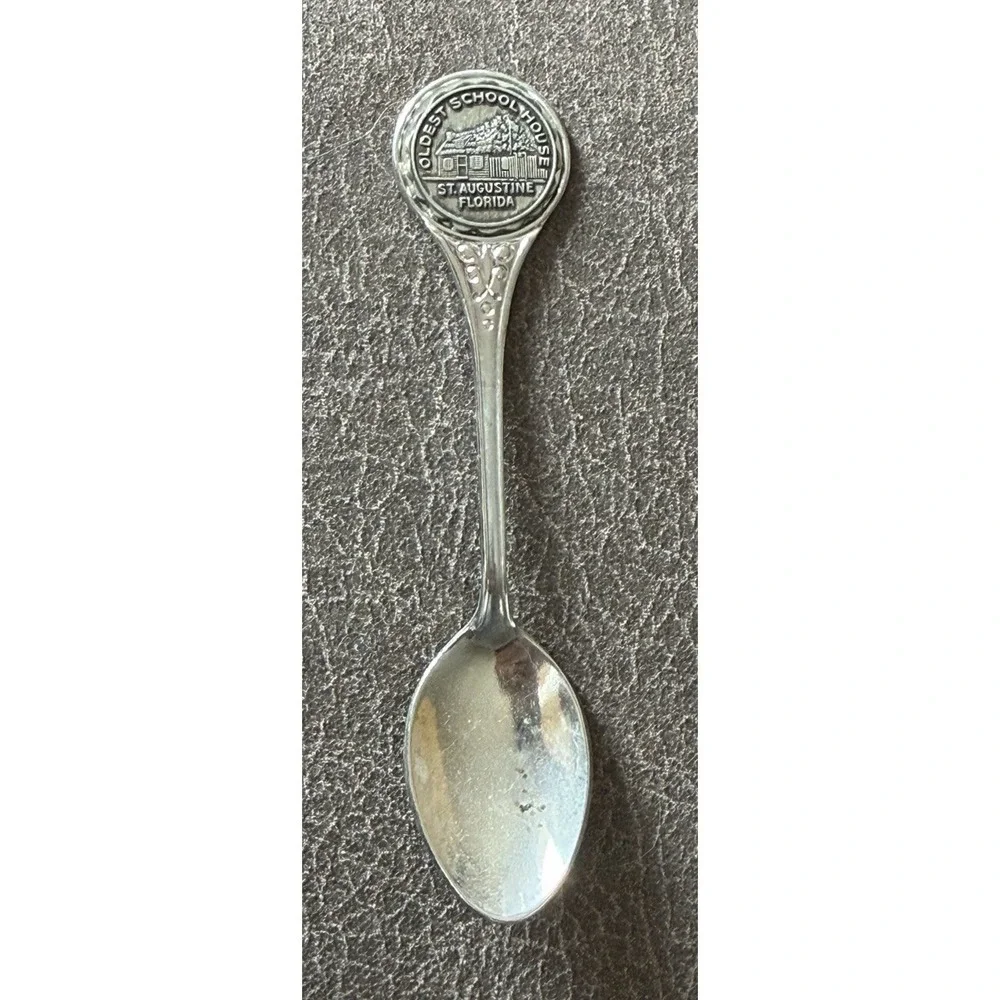 Vintage St. Augustine FL Florida‎ Oldest House Spoon Collector Souvenir